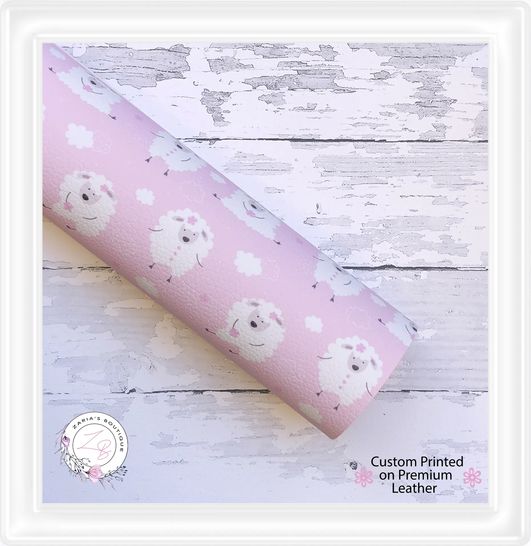 ⋅ Woolly Sheep ⋅ Premium Vegan Faux Leather ⋅