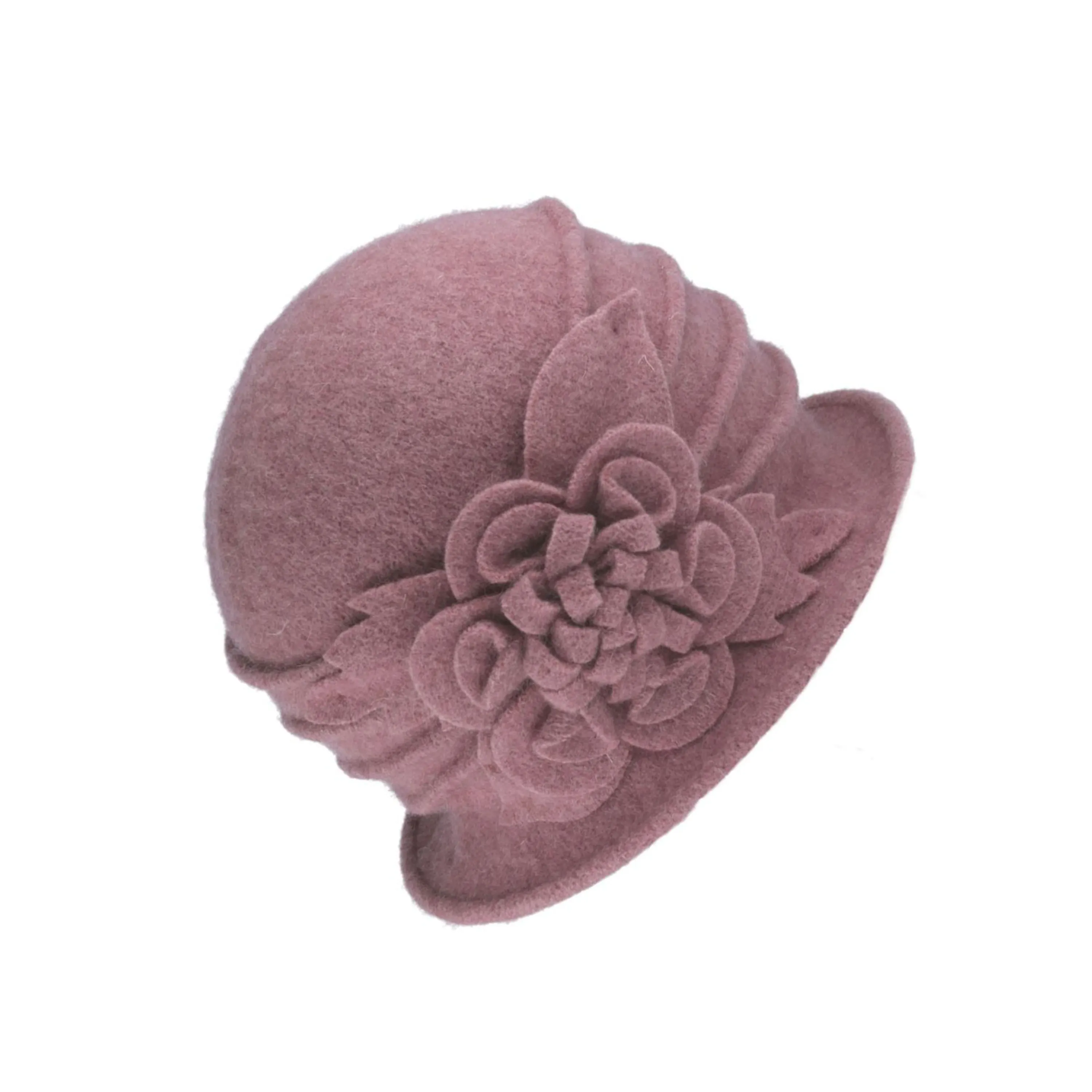 1920s Style for Ladies Wool Cloche Bucket Hats