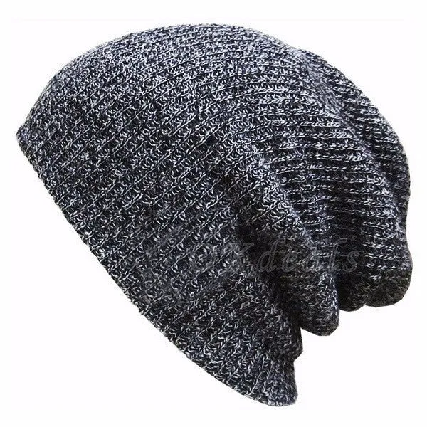 1PC Knit Men's Women's Baggy Beanie Oversize Winter Warm Hat Ski Slouchy Chic Crochet Knitted Cap Skull