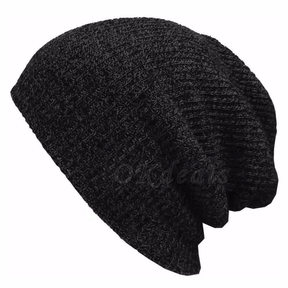 1PC Knit Men's Women's Baggy Beanie Oversize Winter Warm Hat Ski Slouchy Chic Crochet Knitted Cap Skull