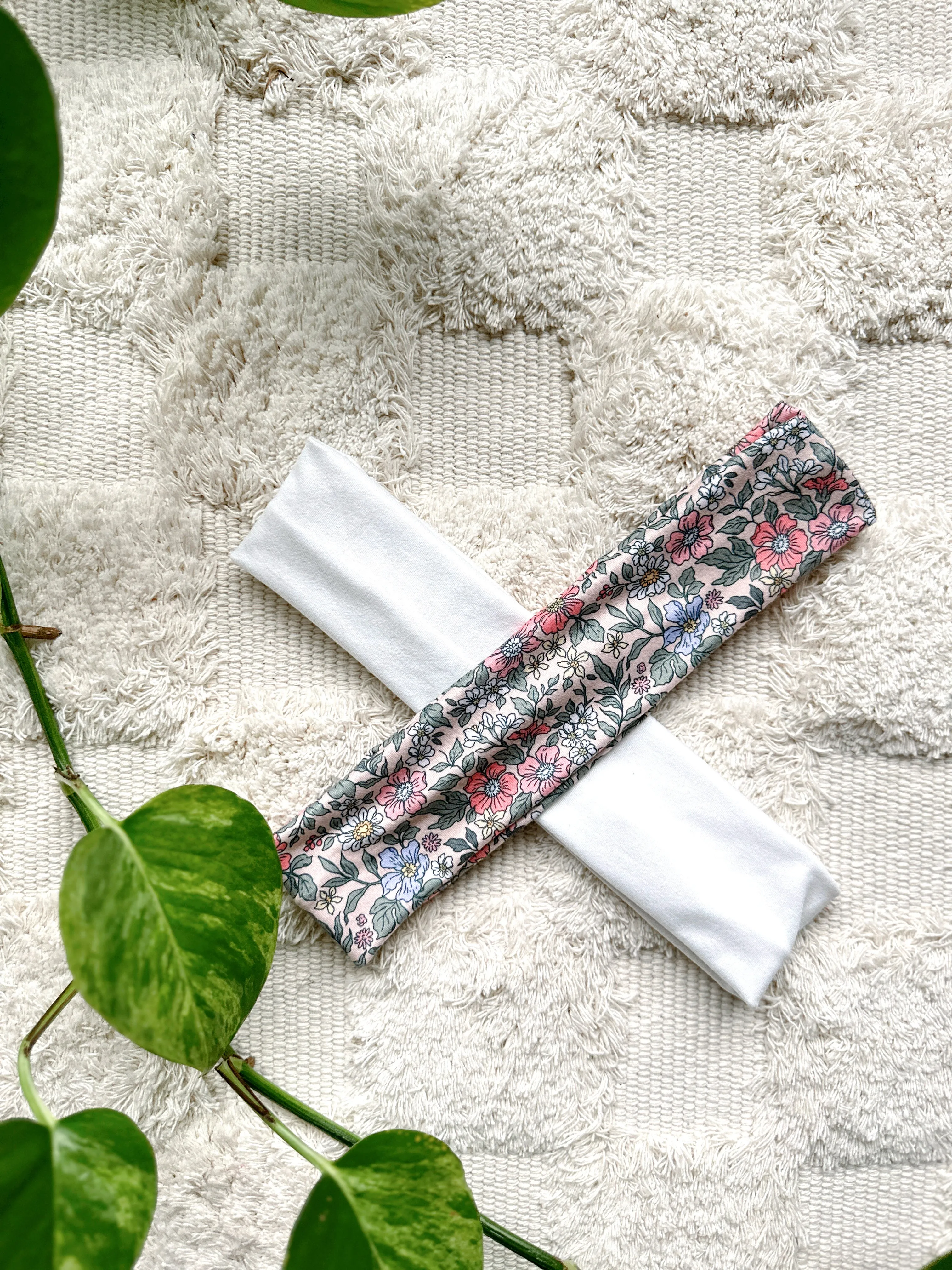 2 Pack - Flatband - Tan Bloom & White