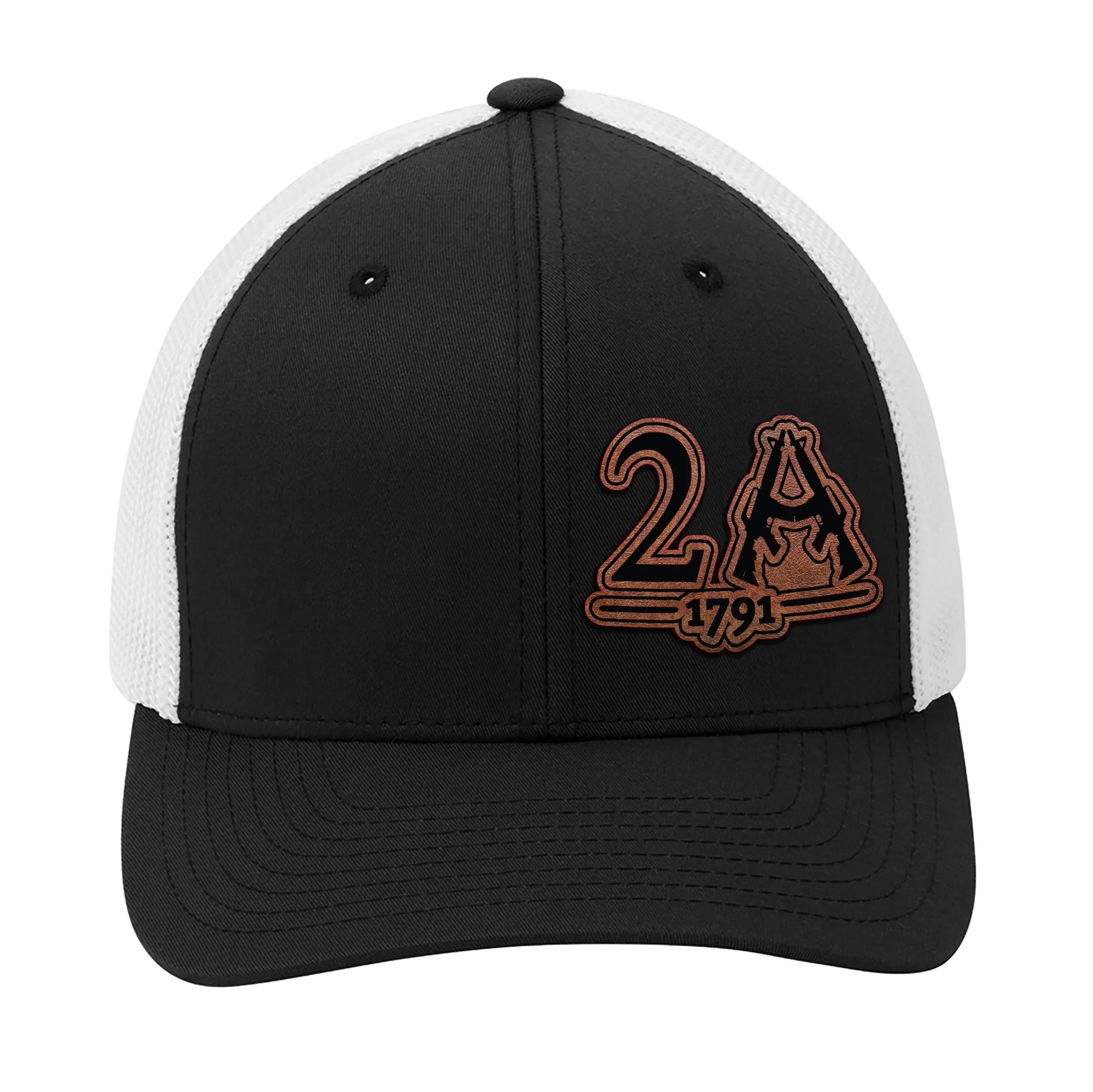 2A 1791 Leather Patch Hat