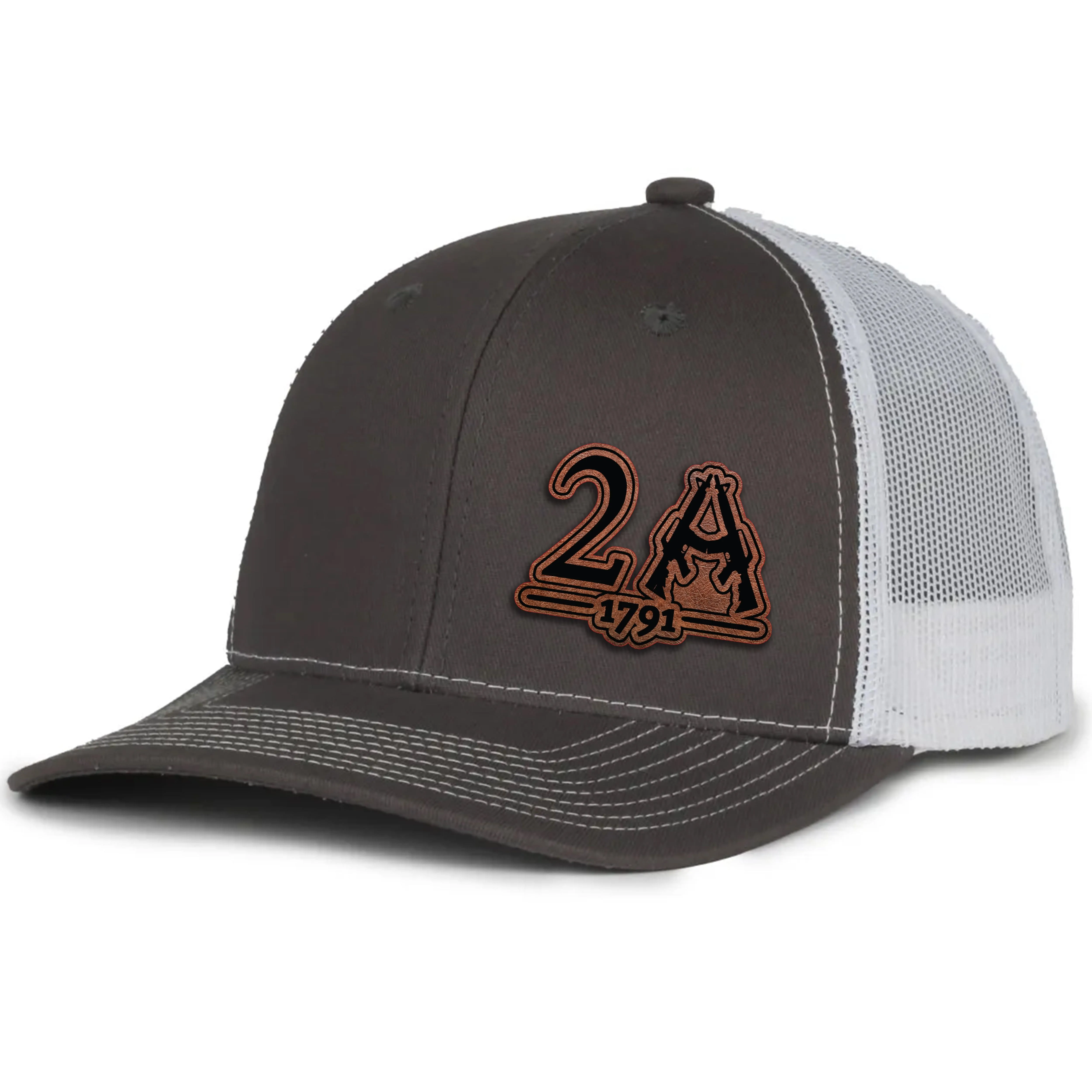 2A 1791 Leather Patch Hat