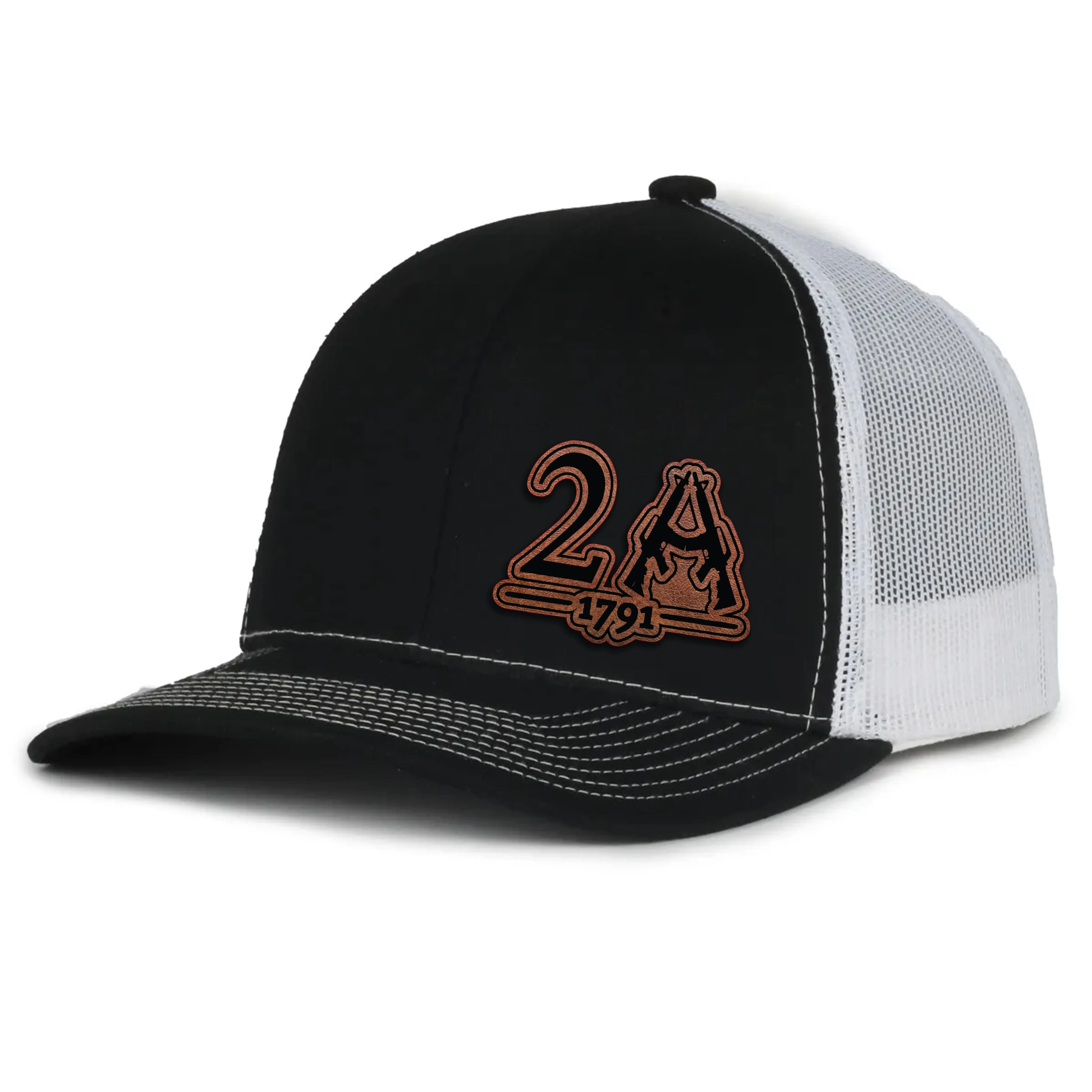 2A 1791 Leather Patch Hat