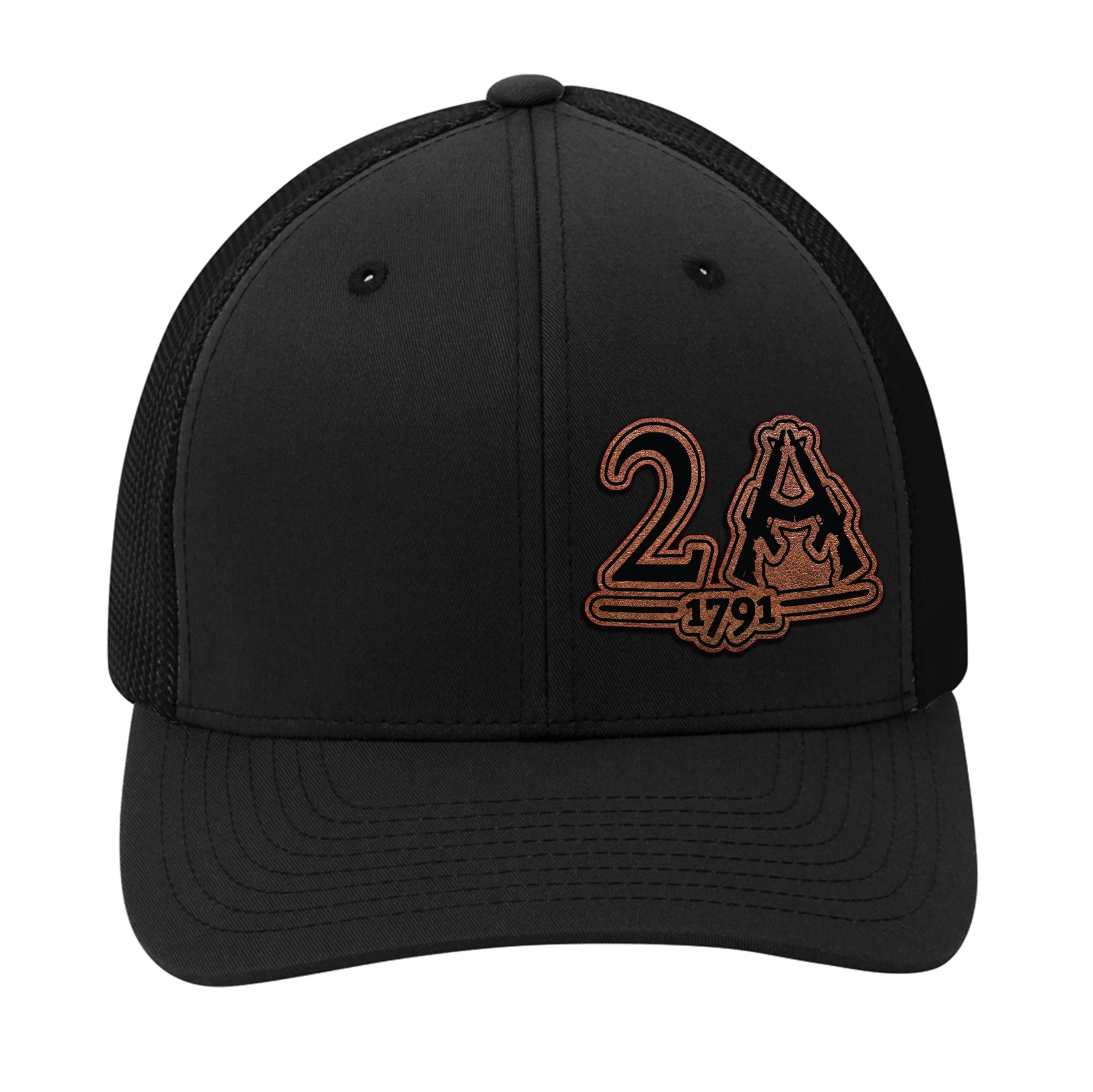 2A 1791 Leather Patch Hat