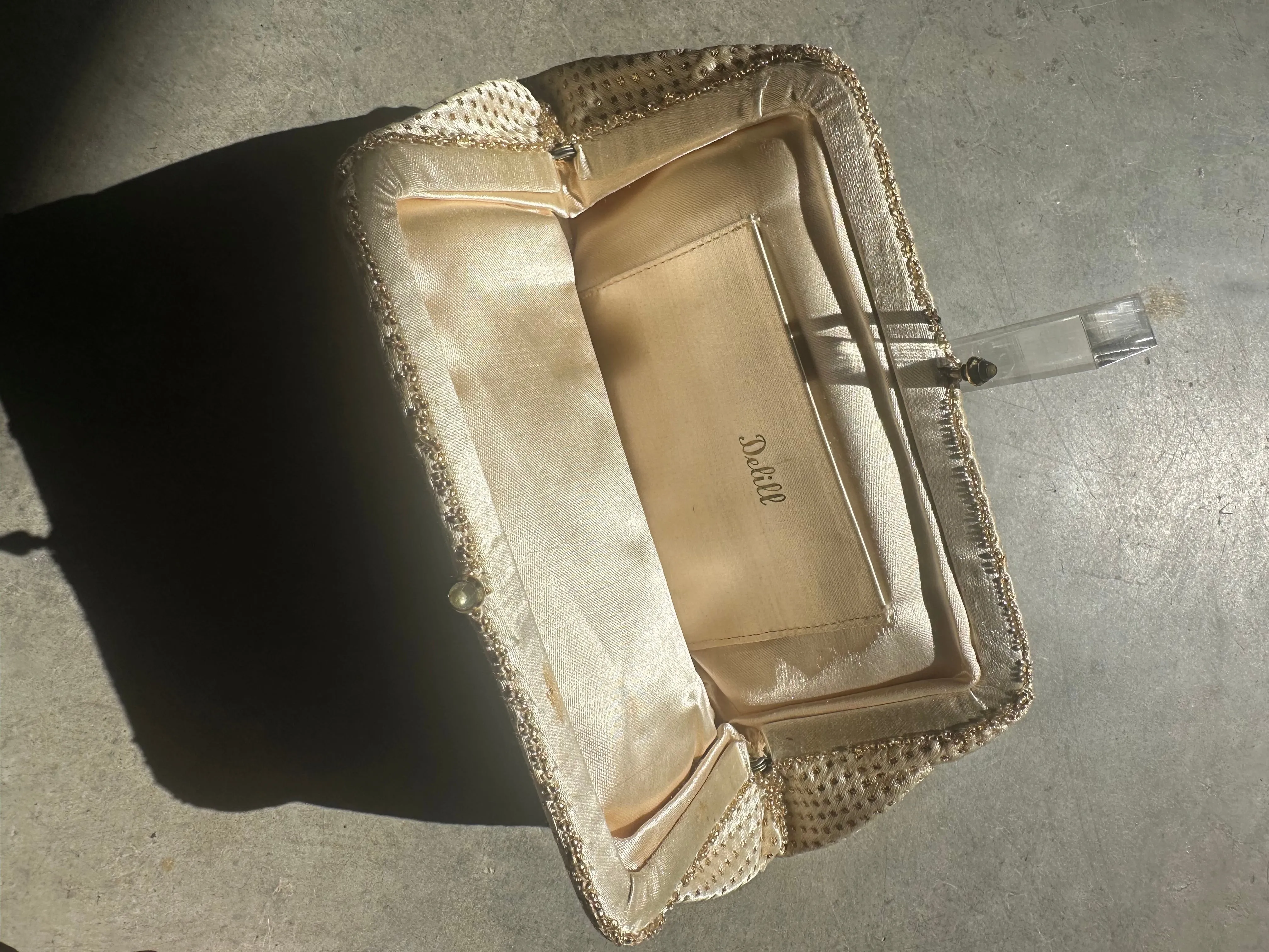 60’s Satin Clutch
