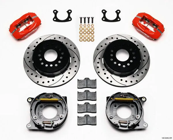 AIR RIDE & 4-LINK SYSTEM,ARMS,WILWOOD 13/12" DRILLED BRAKES,RED CALIPERS,67-70
