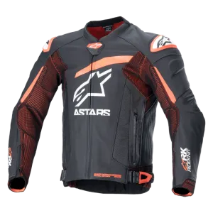 Alpinestars - GP Plus R V4 Black/Red Rideknit Leather Jacket