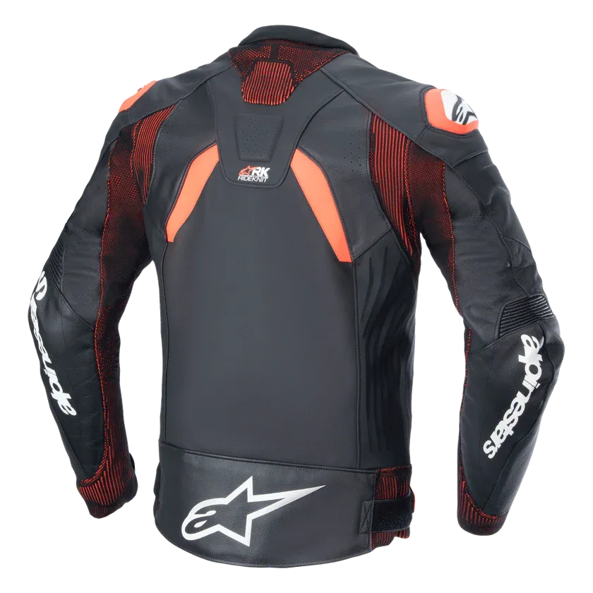 Alpinestars - GP Plus R V4 Black/Red Rideknit Leather Jacket