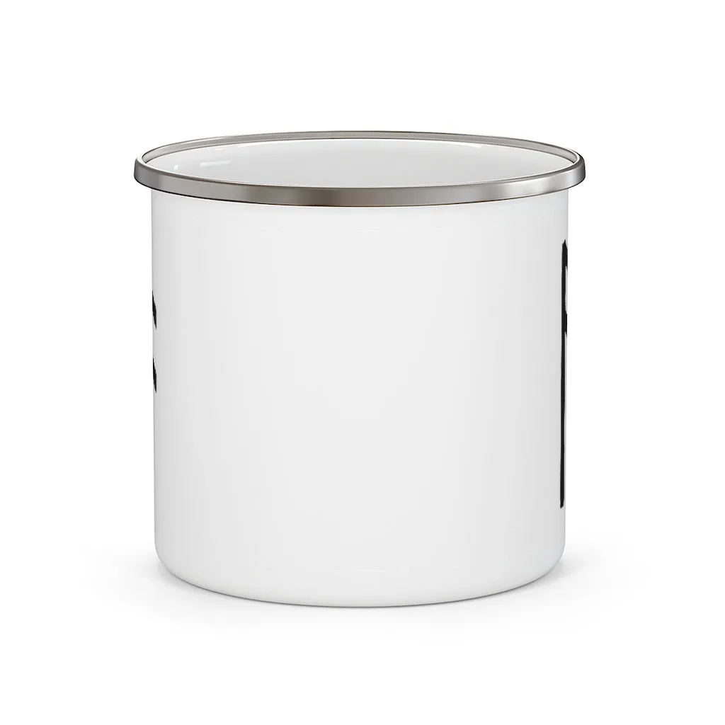 Ansuz (Wisdom) Viking Rune Enamel Camping Mug