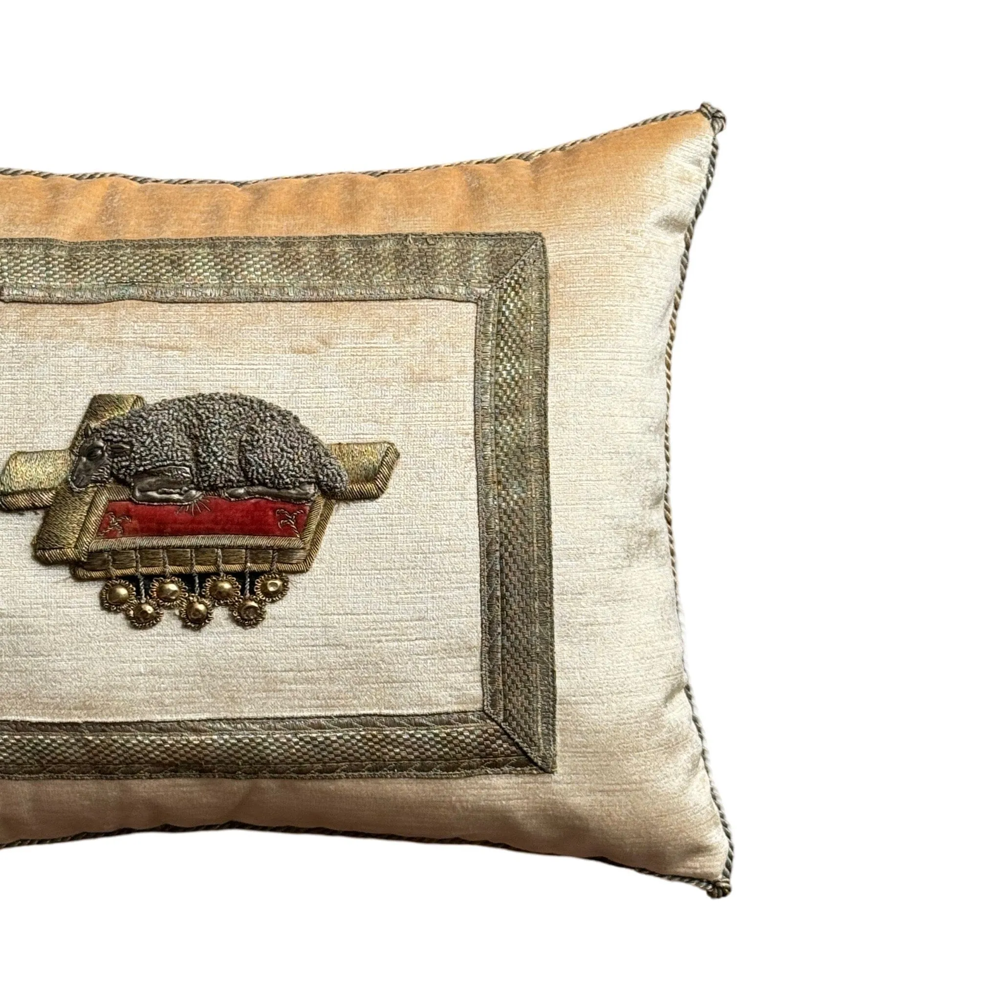 Antique Ecclesiastic Applique of the Lamb of God (#A053324 | 13 x 17")