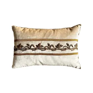 Antique European Gold Metallic Embroidery (#E032123 | 11 x 17")