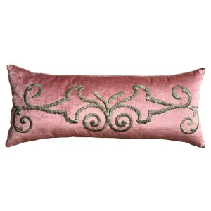 Antique Ottoman Empire Silver Metallic Embroidery (#E030224 | 13 x 31")