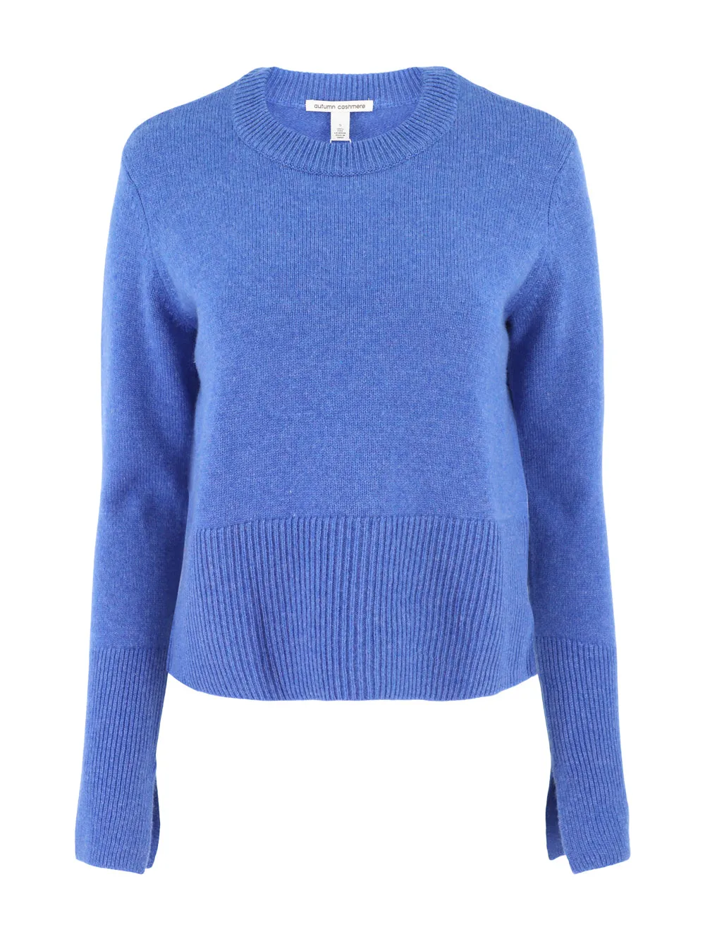 Autumn Cashmere Boxy Crew with Slits (More Colors)