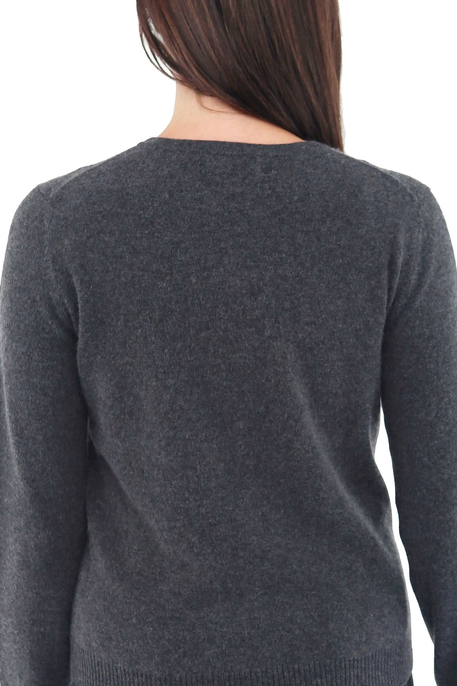 Baby Cashmere Long Sleeve V Neck Pullover