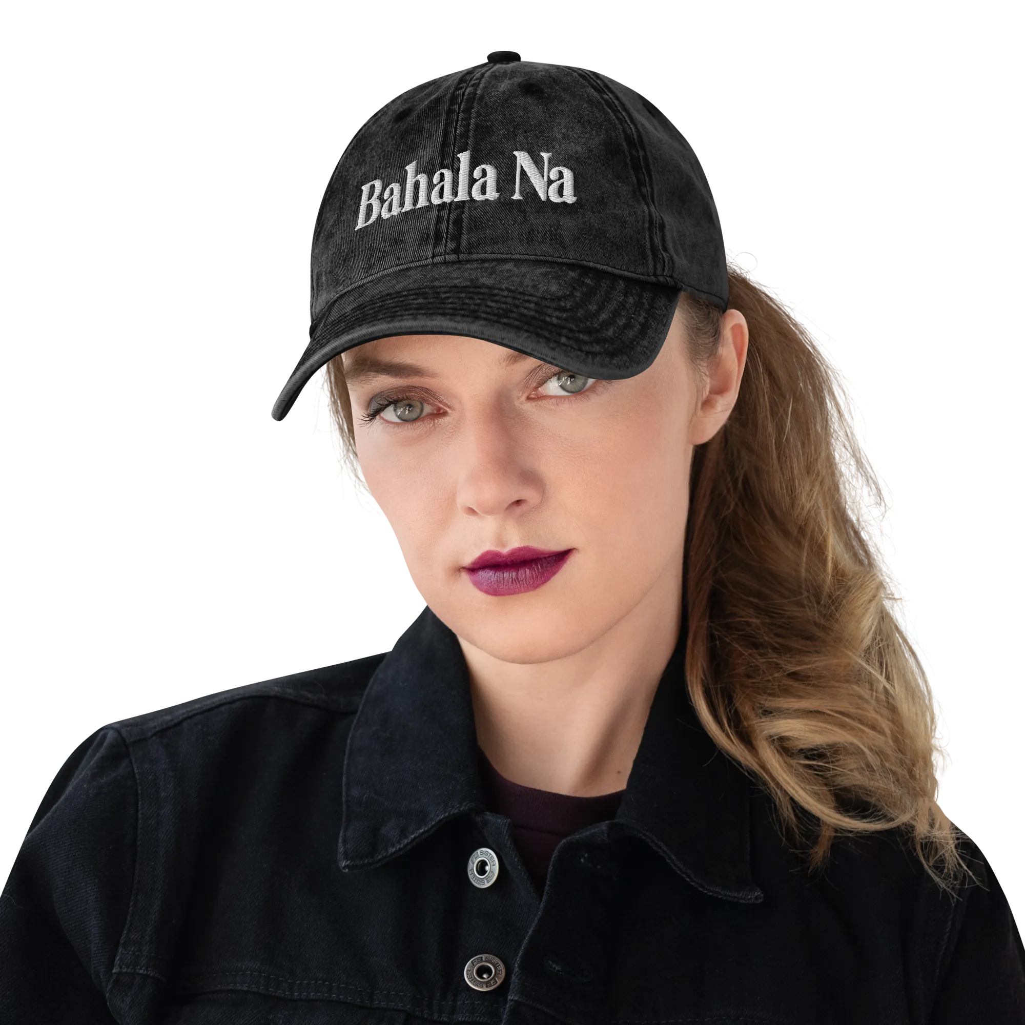 Bahala Na Vintage Cotton Twill Cap