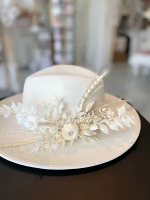Bespoke Ivory Fedora