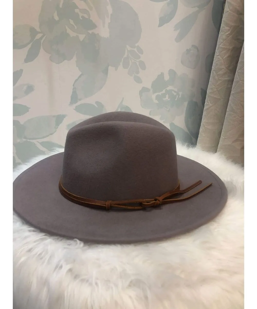 Billie Felt Fedora Cement