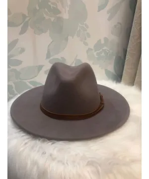 Billie Felt Fedora Cement