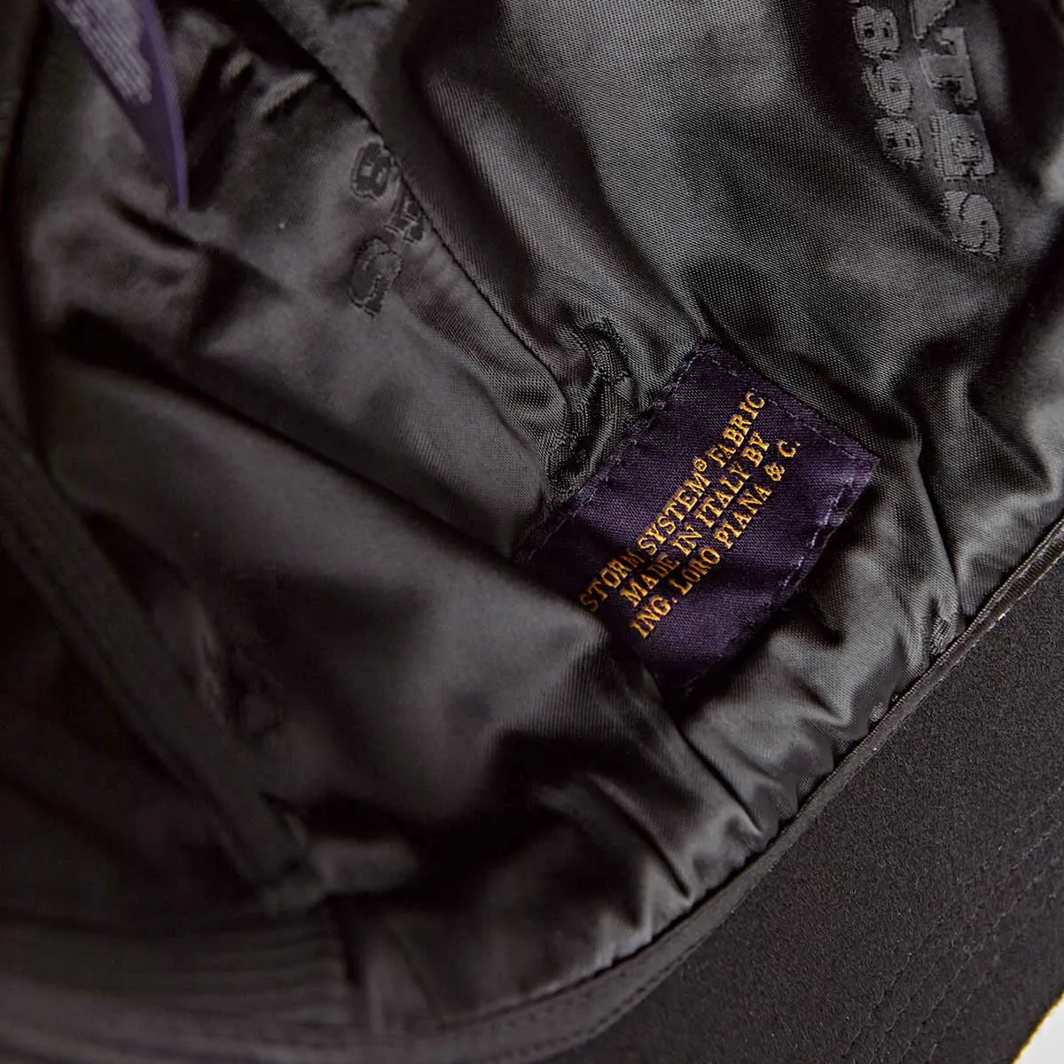 Black Loro Piana Storm System Cashmere Baseball Cap