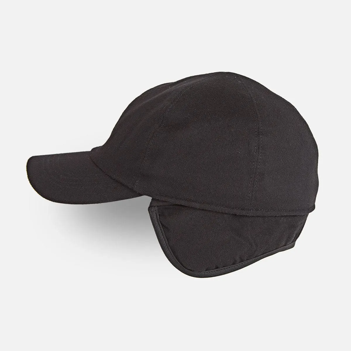 Black Loro Piana Storm System Cashmere Baseball Cap