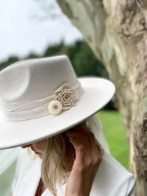 Bloom Bridal Fedora
