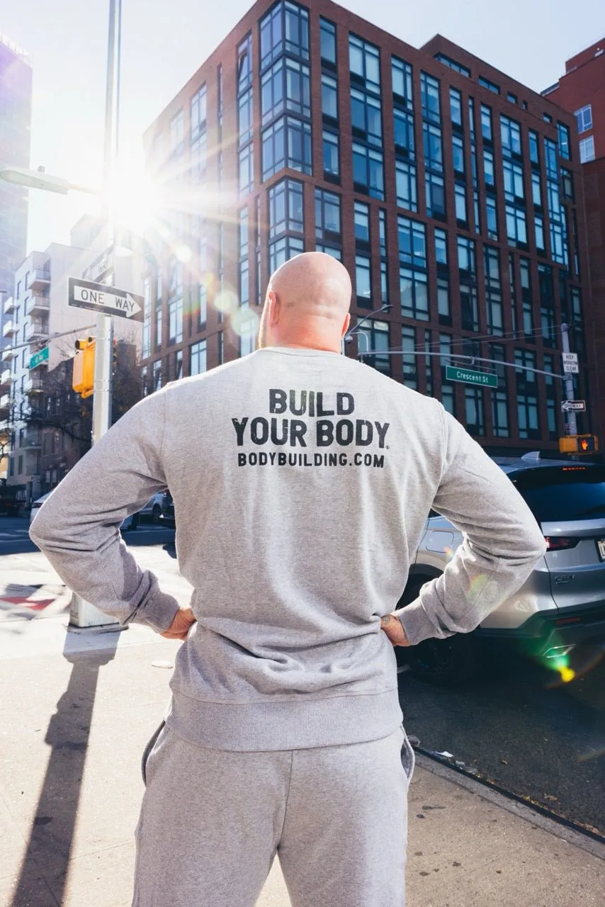 Bodybuilding.com BUILD Crew Sweatshirt