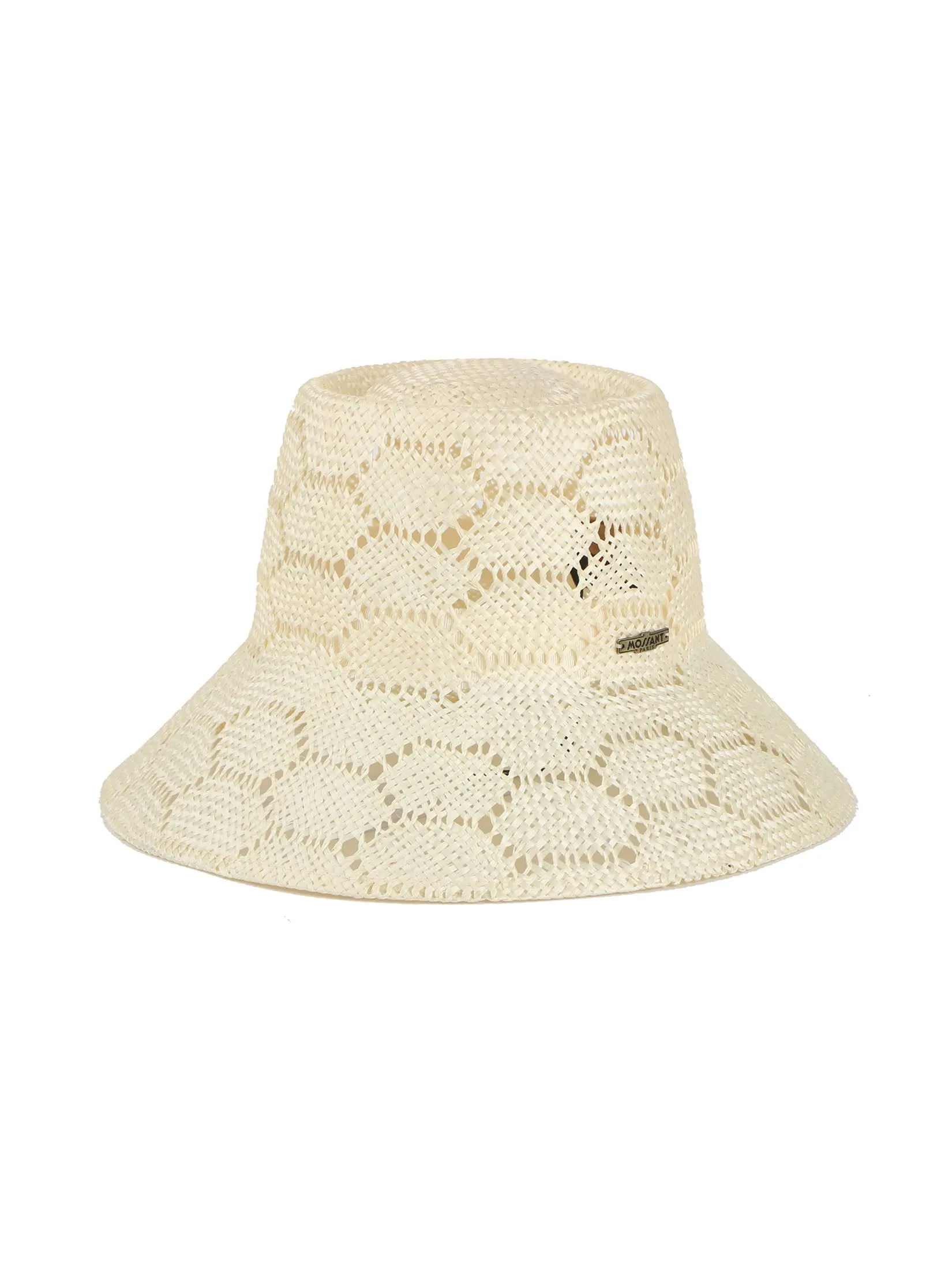 Boho Hemp Cloche  Hat – Handwoven Elegance by Mossant Paris