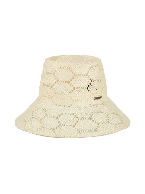 Boho Hemp Cloche  Hat – Handwoven Elegance by Mossant Paris