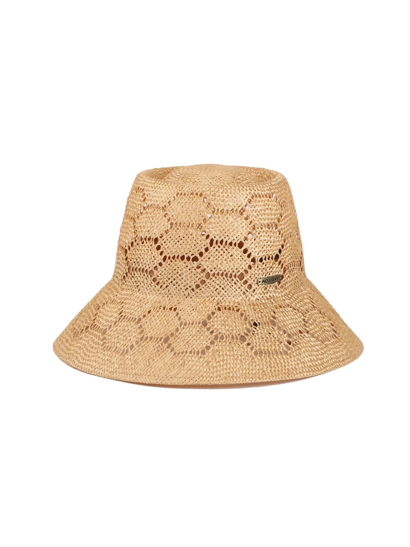Boho Hemp Cloche  Hat – Handwoven Elegance by Mossant Paris
