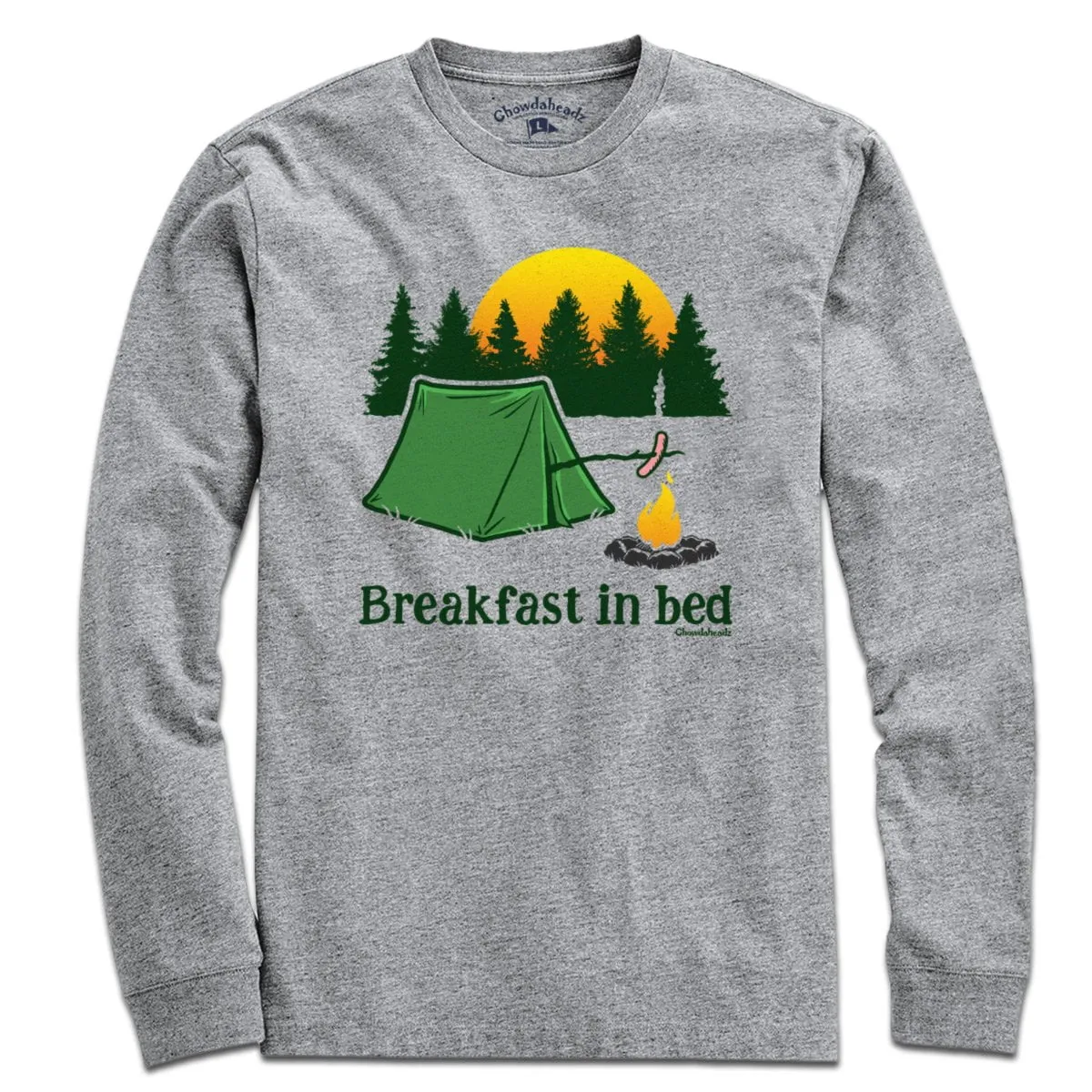 Breakfast in Bed Camping T-Shirt