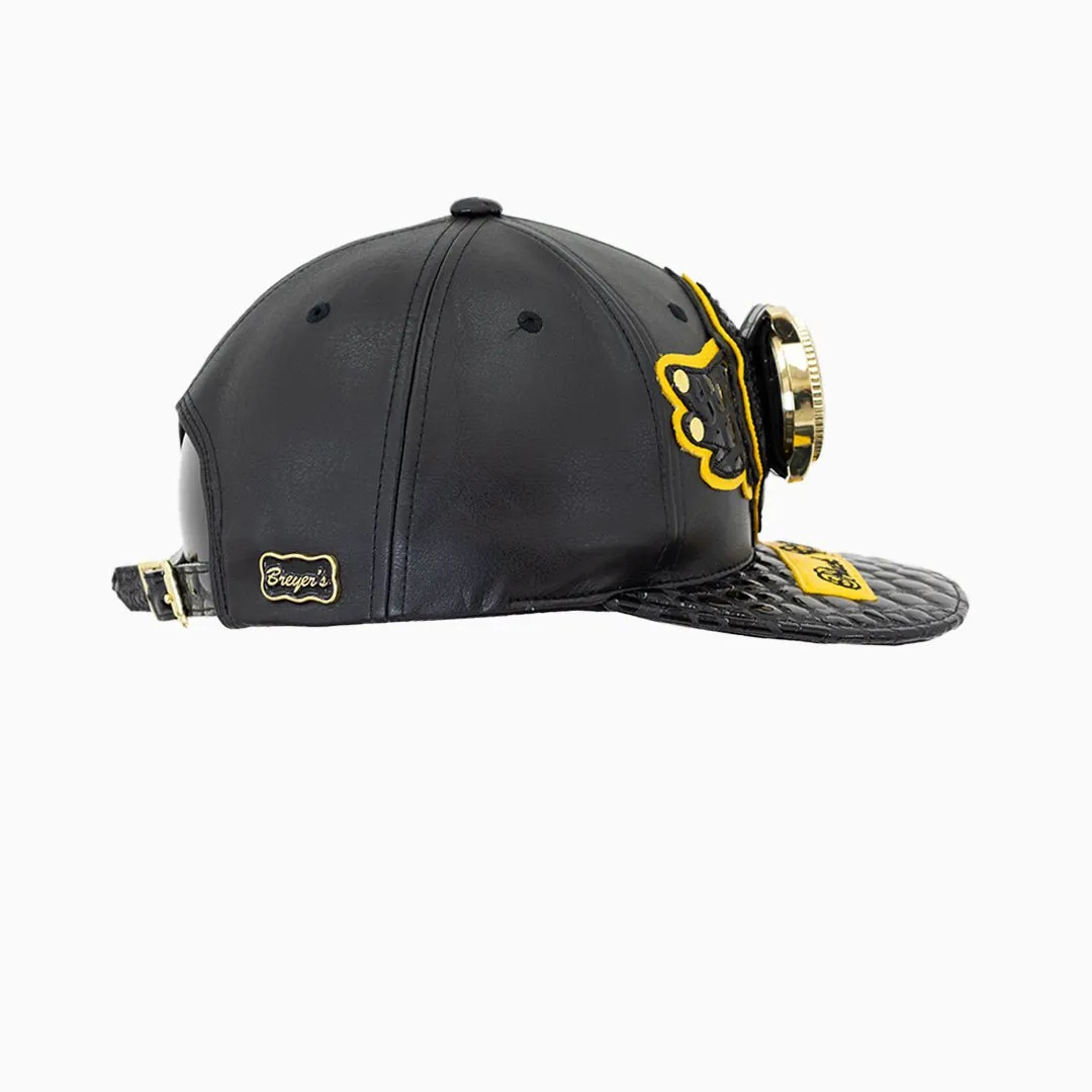 Breyer's Buck 50 Black Edition Leather Watch Hat