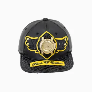 Breyer's Buck 50 Black Edition Leather Watch Hat