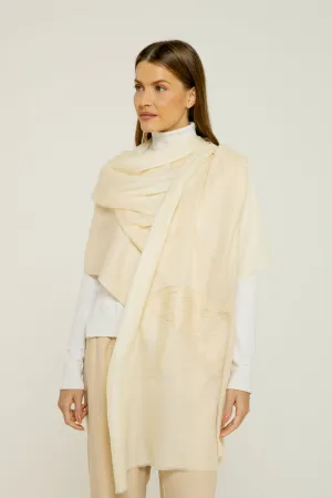 Cashmere Bordado butterfly off white