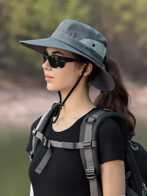 CHARCOAL Unisex Wide Brim Hat
