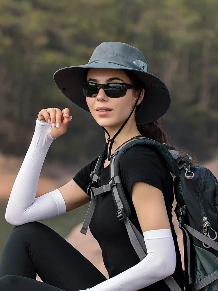 CHARCOAL Unisex Wide Brim Hat