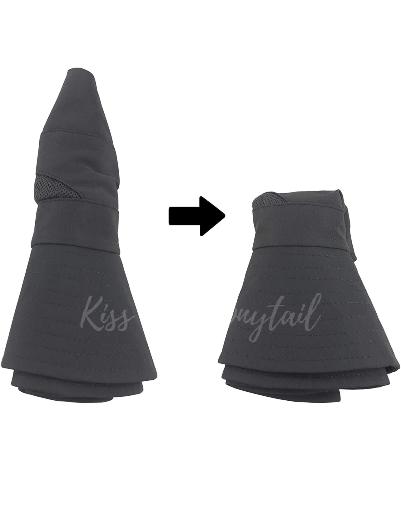 CHARCOAL Unisex Wide Brim Hat