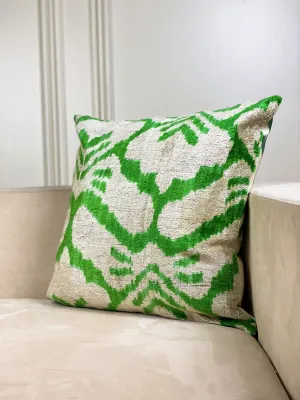 Classic Kelly Green Square Pillow Cover