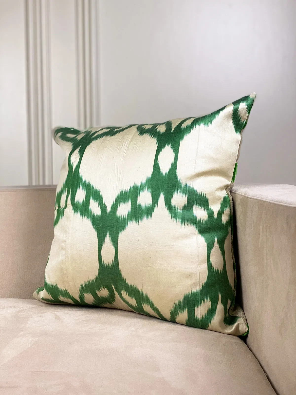 Classic Kelly Green Square Pillow Cover