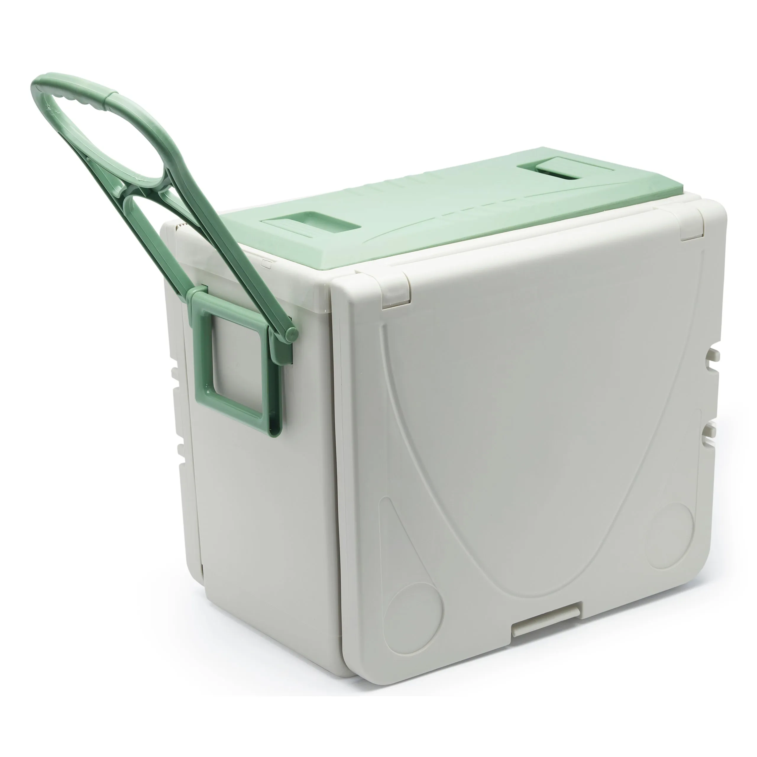 COOLER BOX WITH TABLE AND CHAIR (MINT & WHITE)