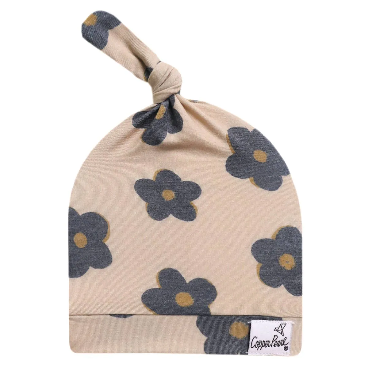 Copper Pearl - Top Knot Hat - Gemma