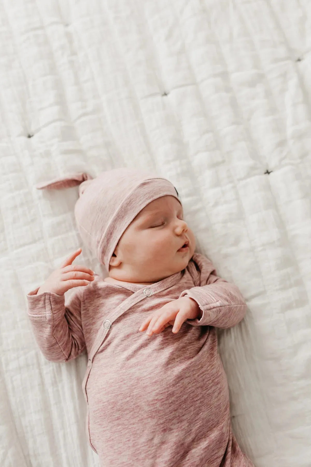 Copper Pearl - Top Knot Hat - Maeve