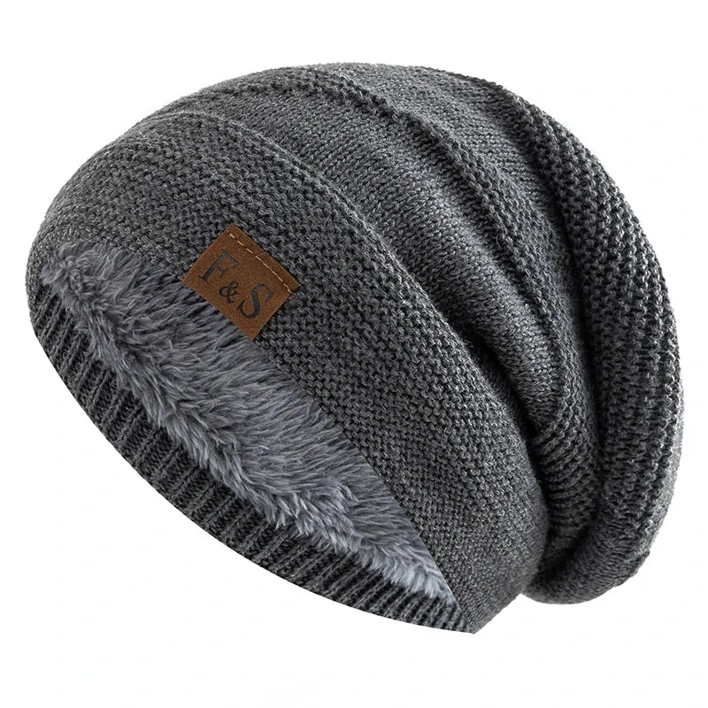 CozyFur - Unisex Slouchy Winter Beanie