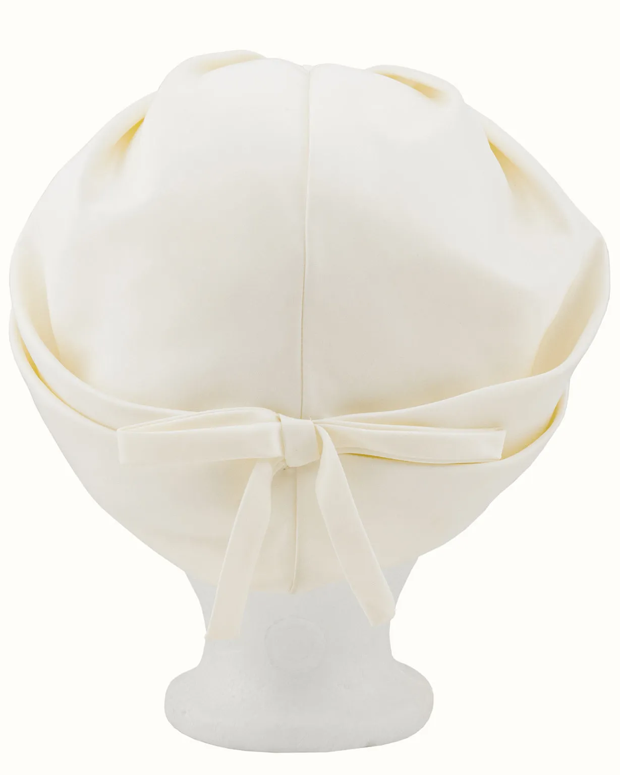 Cream Silk Turban