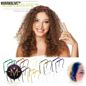 Curly Hair Headbands Thick Hair Medium Headbands For Women'Hair Invisible Hair Hoop Hairstyle Fixing Tool For Curly Hair