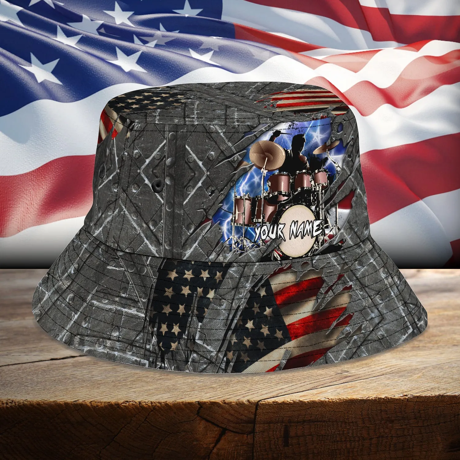 Custom Bucket Hat - Drum