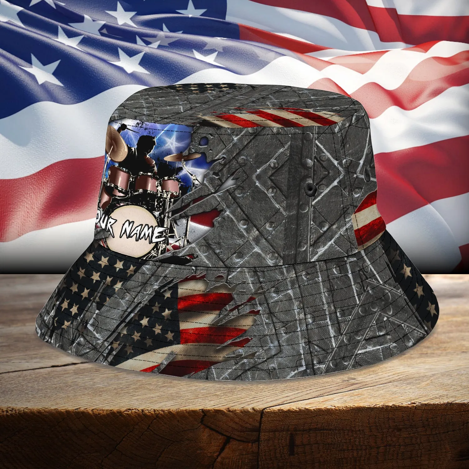 Custom Bucket Hat - Drum