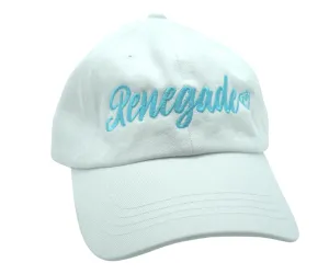 Dad Hat -White/Teal