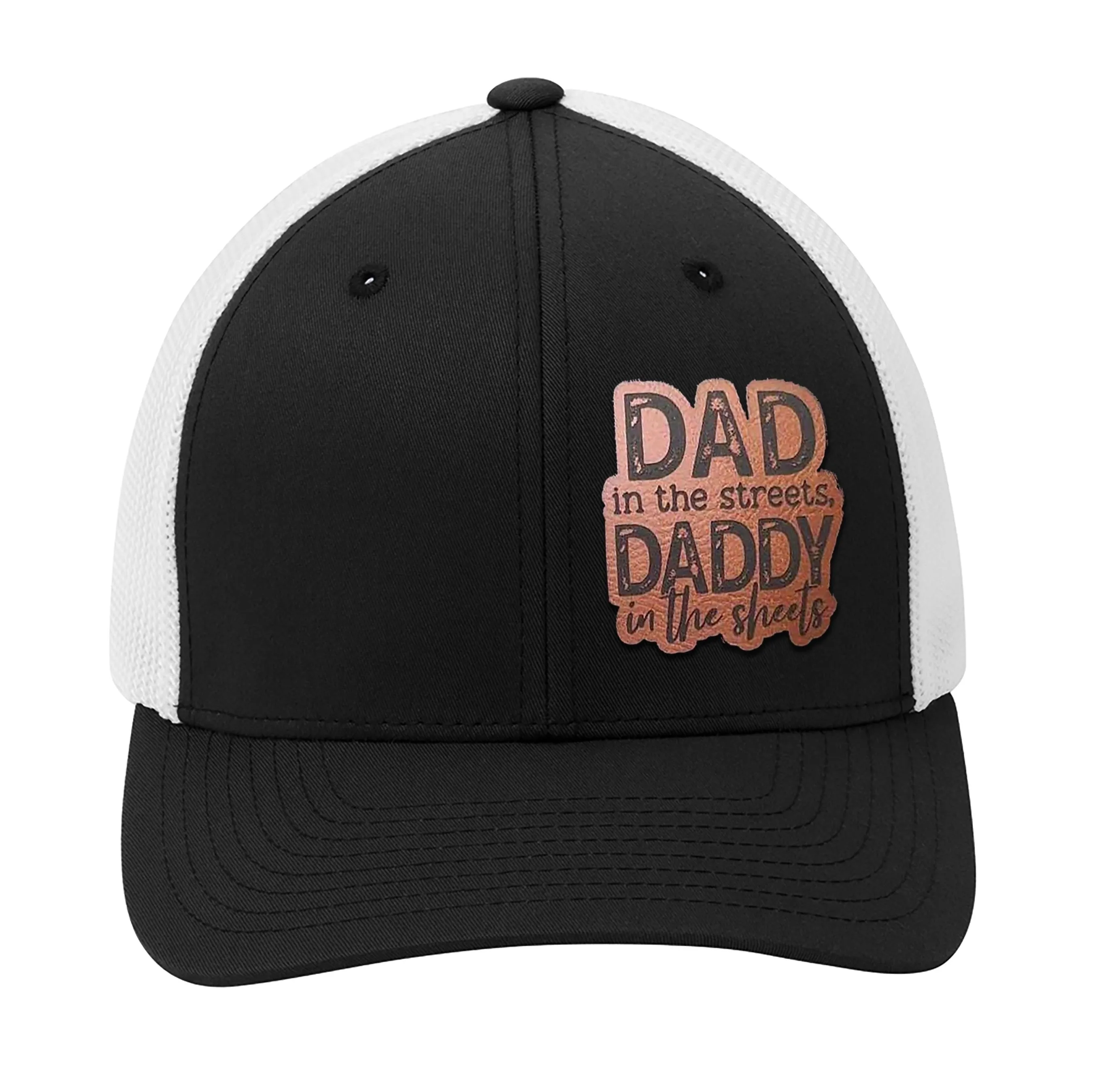 Dad In The Streets Leather Patch Hat