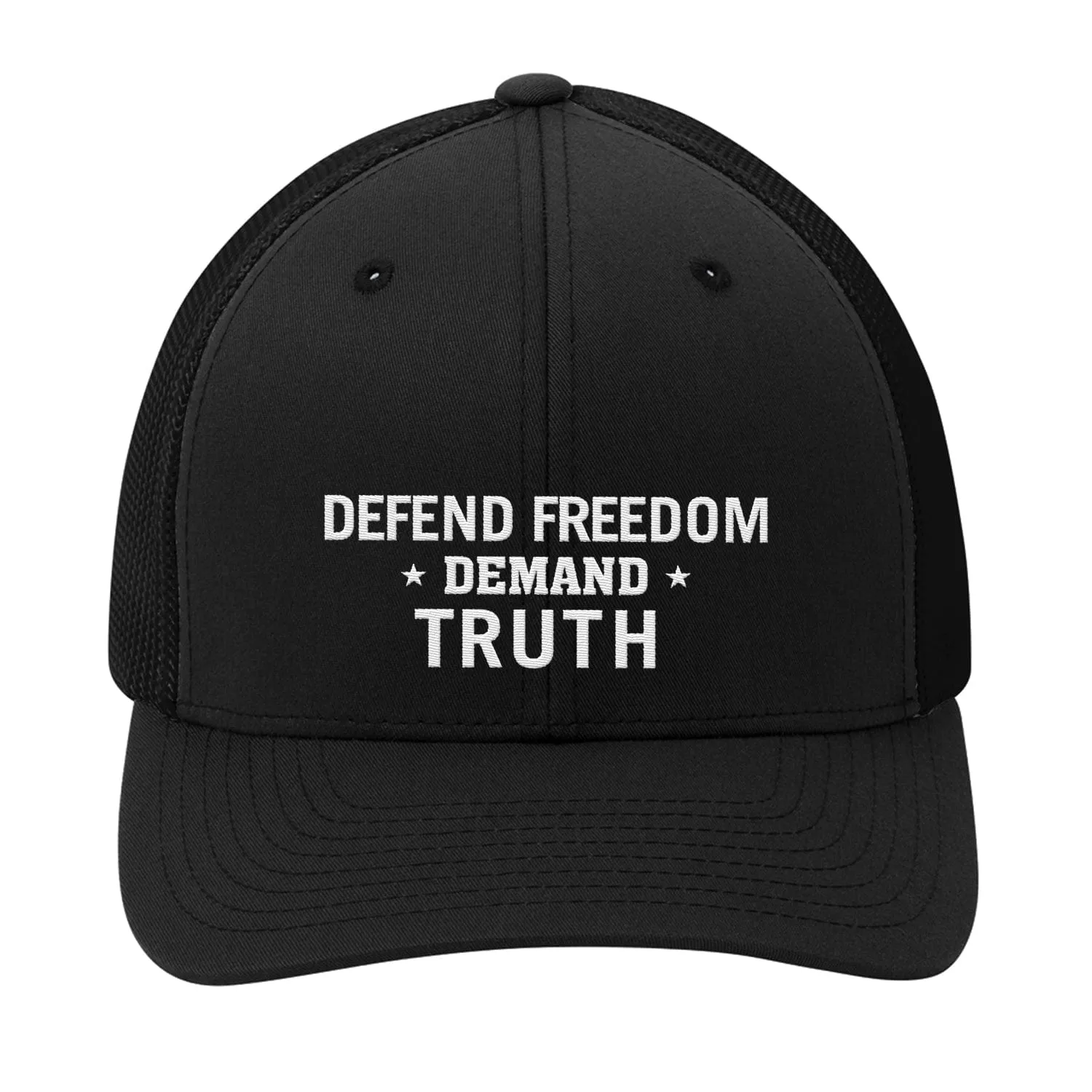 Defend Freedom Demand Truth Premium Embroidered Hat